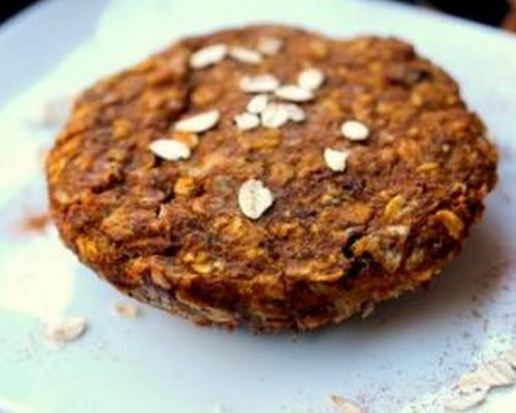 Microwave Pumpkin Oatmeal Cookie for one