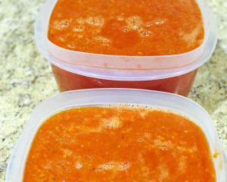 Slow Cooker Tomato Sauce with Fresh Herbs