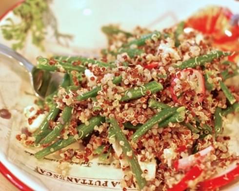 Green Bean & Radish Quinoa Salad