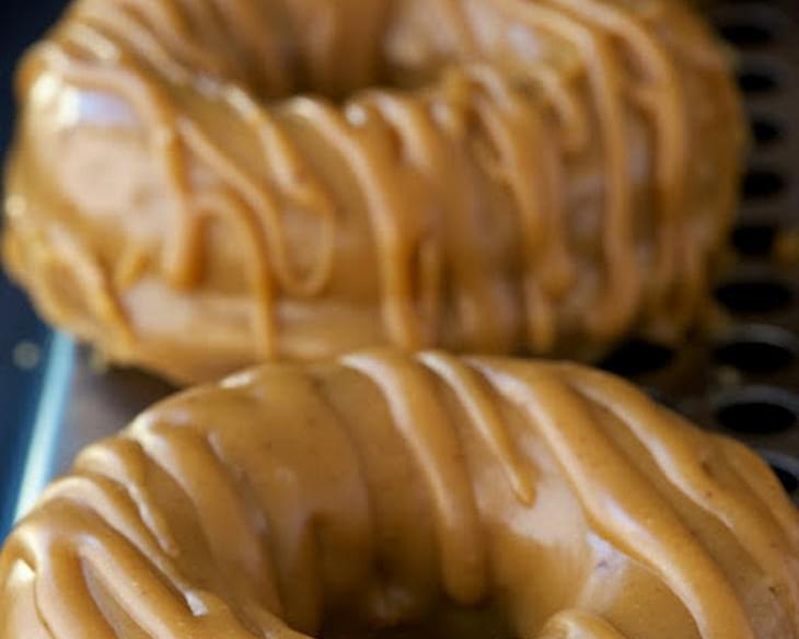 Baked Buttermilk Pumpkin Donuts w/ Brown Butter-Maple Glaze