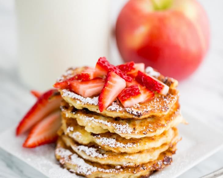 Apple and Cottage Cheese Pancakes
