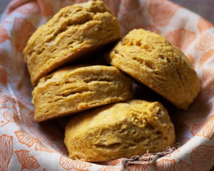 Spiced Pumpkin Buttermilk Biscuits