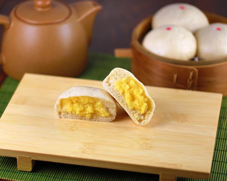 Chinese Steamed Custard Bun