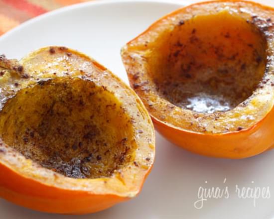 Roasted Acorn Squash with Brown Sugar