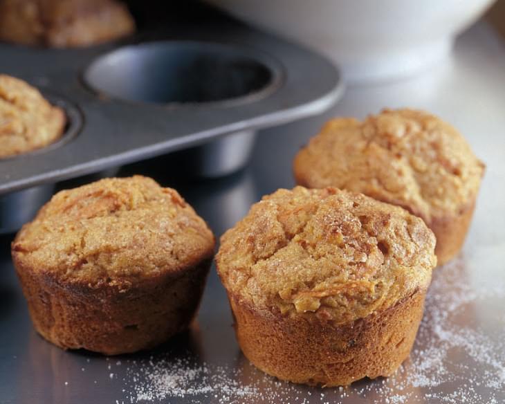 Carrot-Apple-Nut Muffins