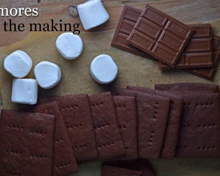 Gluten-free Chocolate Graham Crackers for S'mores
