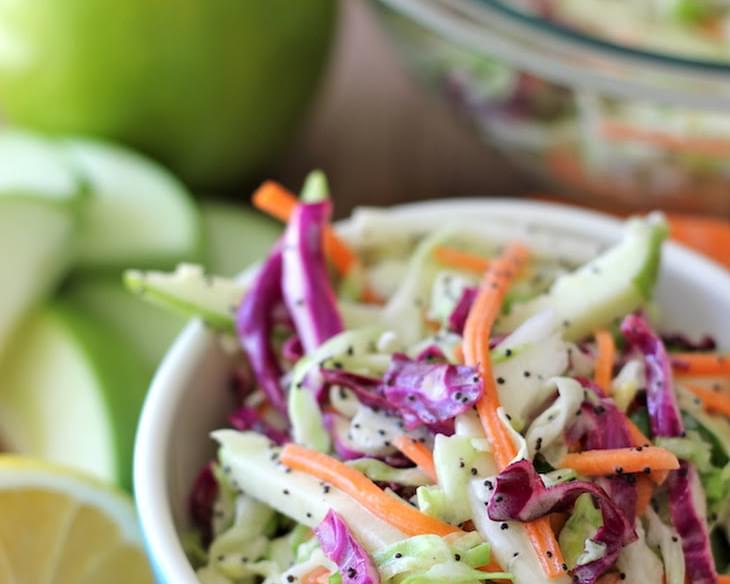 Apple and Poppy Seed Coleslaw