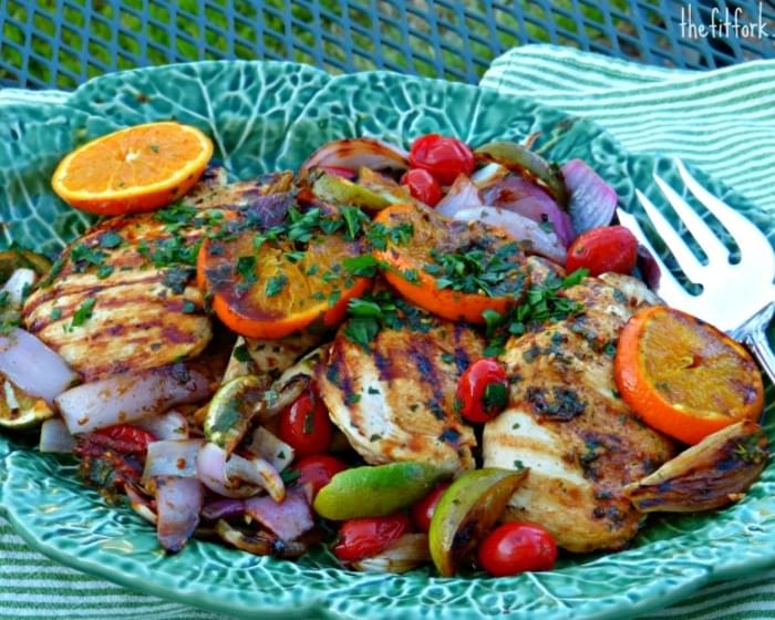 Mojo Chicken Breast with Grilled Citrus