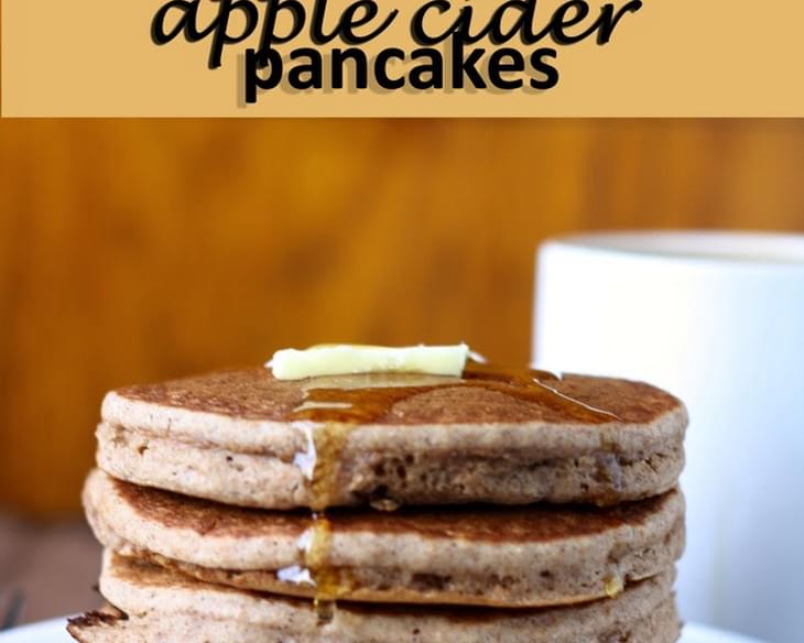 {whole Wheat Apple Cider Pancakes}