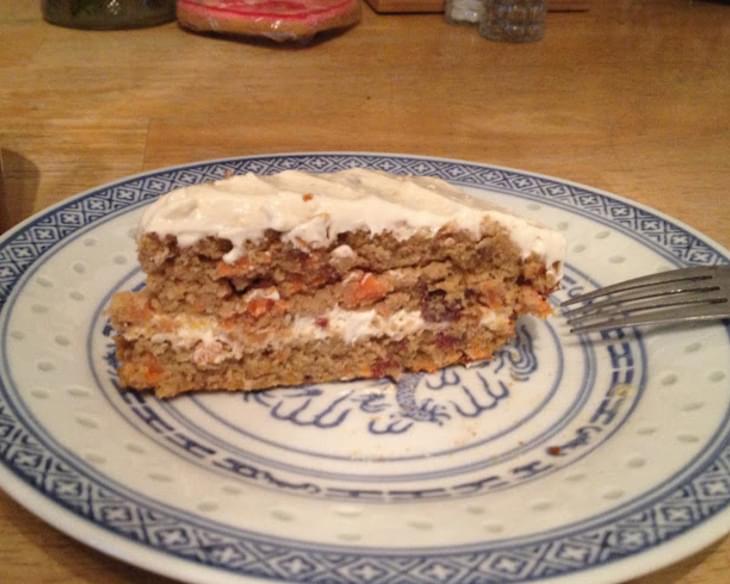 Paleo Carrot Cake w/ Maple Cream Cheese Frosting