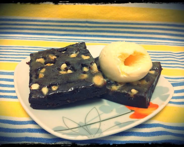 Fudgy Super Low Fat Hot Brownie Squares