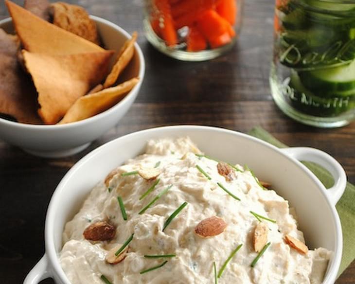 Roasted Garlic and Almond Dip