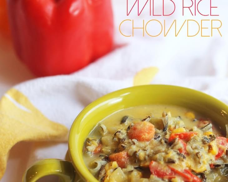 Vegan Corn & Wild Rice Chowder