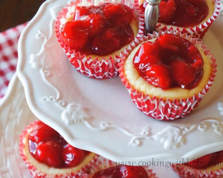 Mini Cherry Cheesecake Treats