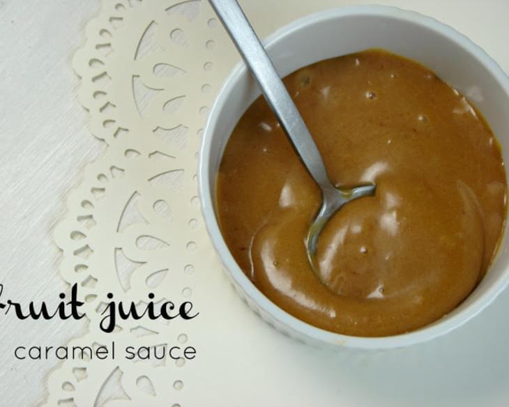 Fruit Juice Caramel Sauce