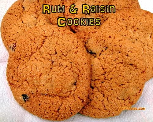 Rum and Raisin Cookies