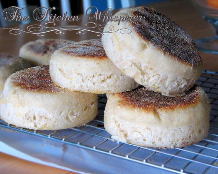 Buttermilk English Muffins - nooks 'n crannies out the wazoo!