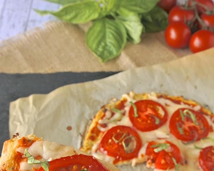 Cauliflower Crust Tomato Basil Pizza