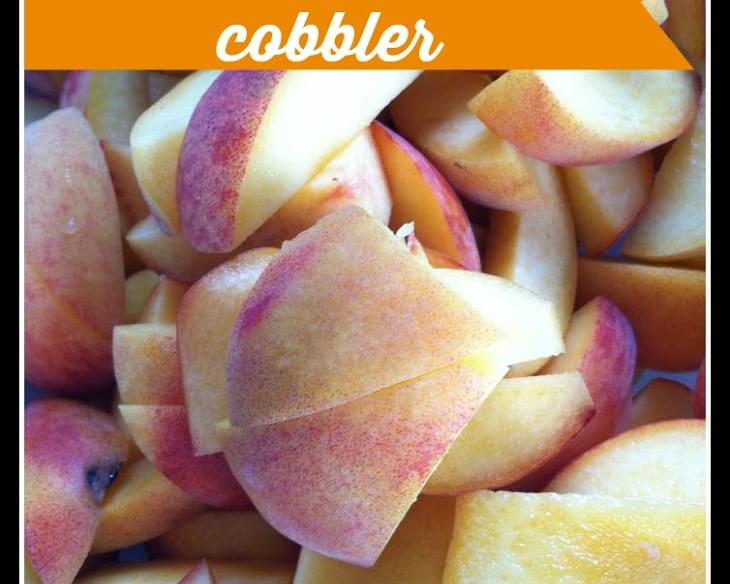 Slow Cooker Peach Cobbler