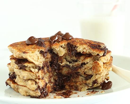 Chocolate Chip Oatmeal Cookie Pancakes 2.0