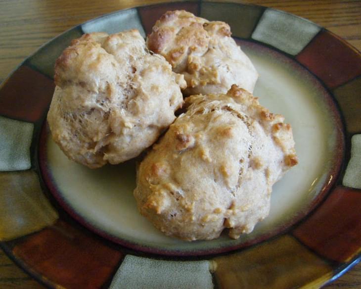 Clean Fluffy Whole Wheat Biscuit