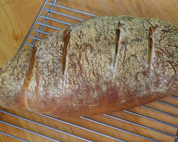 Whole Wheat Peasant Bread | Not Drab, Not Difficult