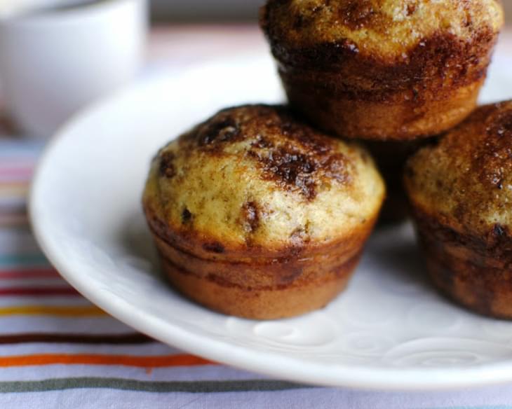 Cinnamon & Sugar Swirled Pancake Muffins