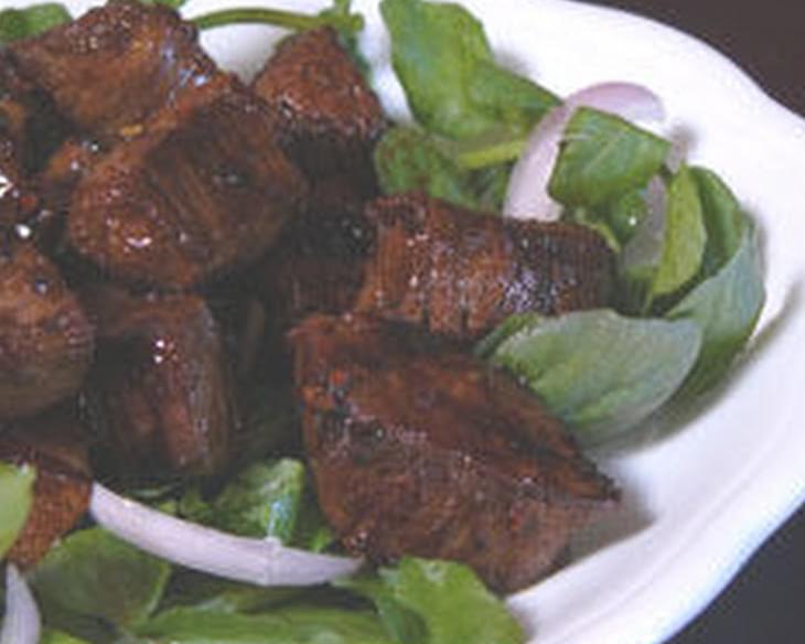Wok-Seared "Shaking" Beef Recipe (Thit Bo Luc Lac)