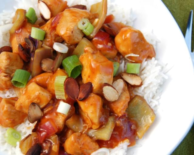 Low Sodium Spicy Sweet-and-Sour Chicken