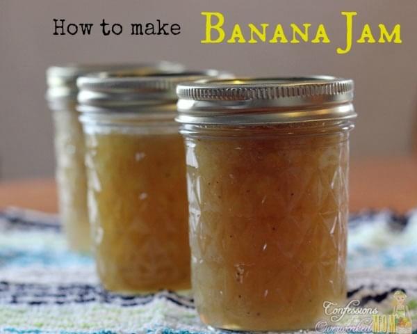 How To Make Banana Jam