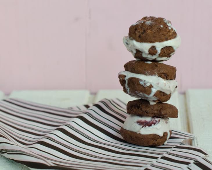 Mini Double Chocolate Cookies