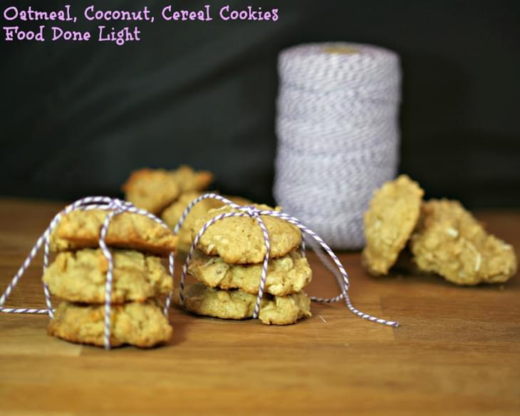 Oatmeal, Coconut Cereal Cookies