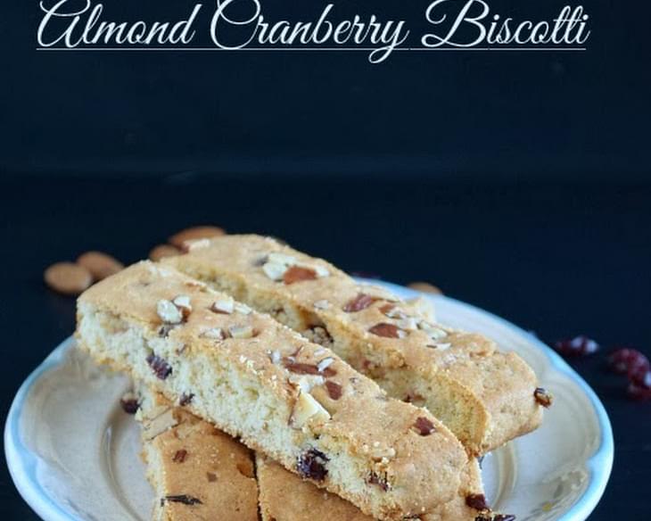 American style Almond Cranberry Biscotti