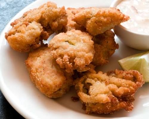 Fried Oysters With Chipotle-lime Dipping Sauce