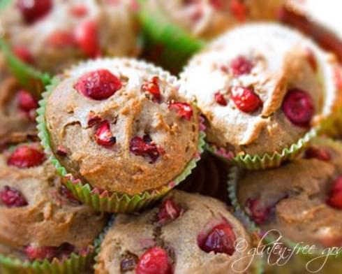 Cranberry-Apricot Muffins (Gluten, Dairy and Sugar Free)