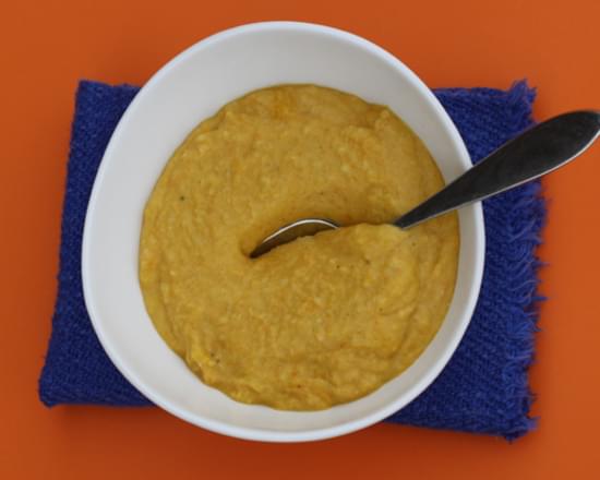 Carrot Red Lentil Soup With Gentle Spices