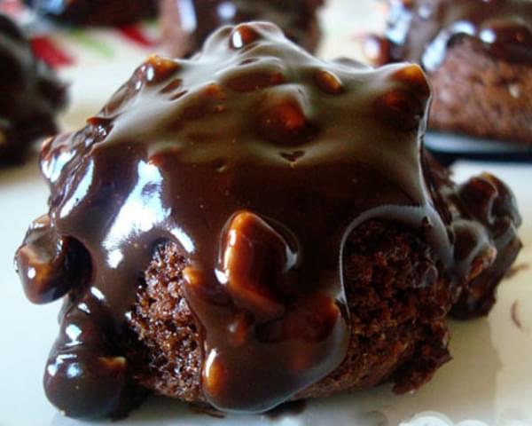 Chocolate Toffee Brownie Bites