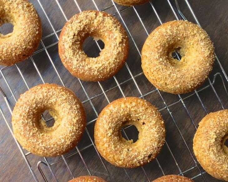 Apple Cider Donuts with Brown Sugar Topping