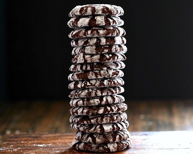 Mexican Chocolate Crinkles