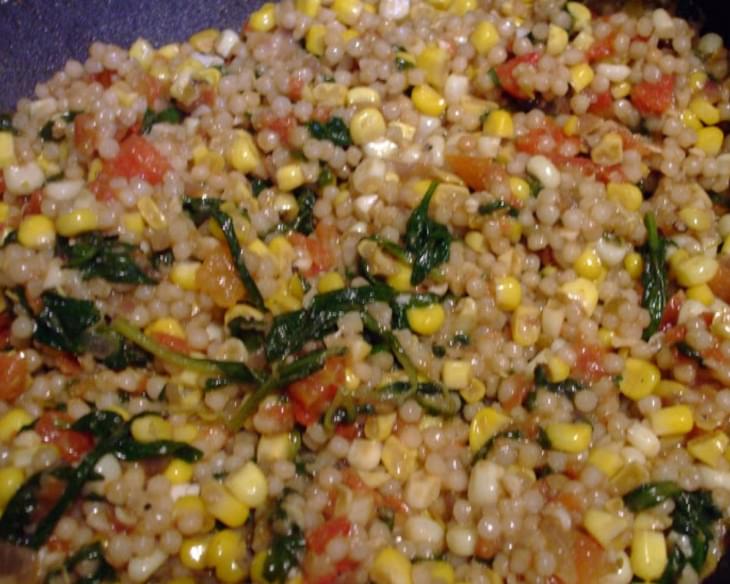 The Recipe known as Crack (cumin-y, tomato-y, corn-y, cous cous fabulosity)