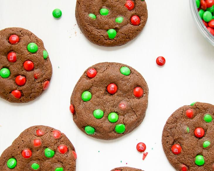 Chocolate M&M Cookies And Holiday Recipes I Love