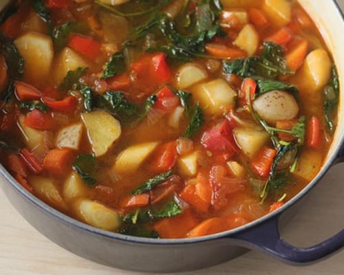 Hearty Fresh Vegetable Soup