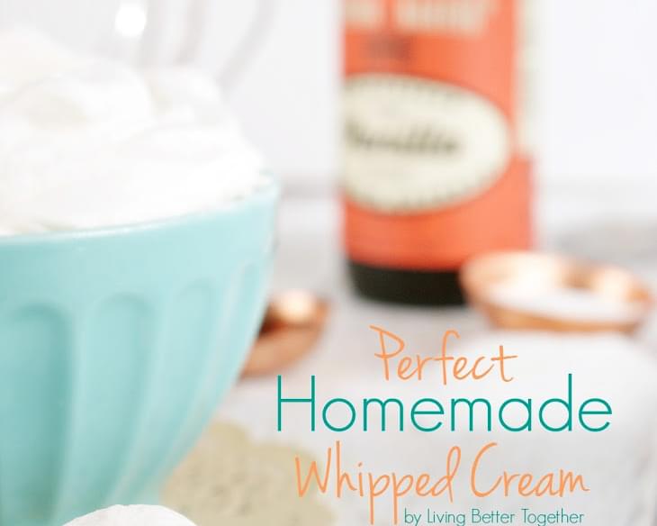 Perfect Homemade Whipped Cream