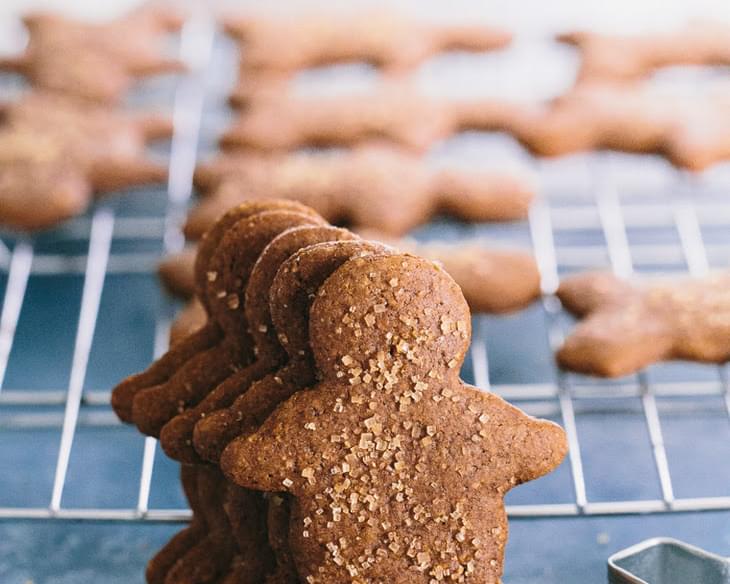 Soft Gingerbread Cookies (Healthy) + Healthy Christmas Cookies
