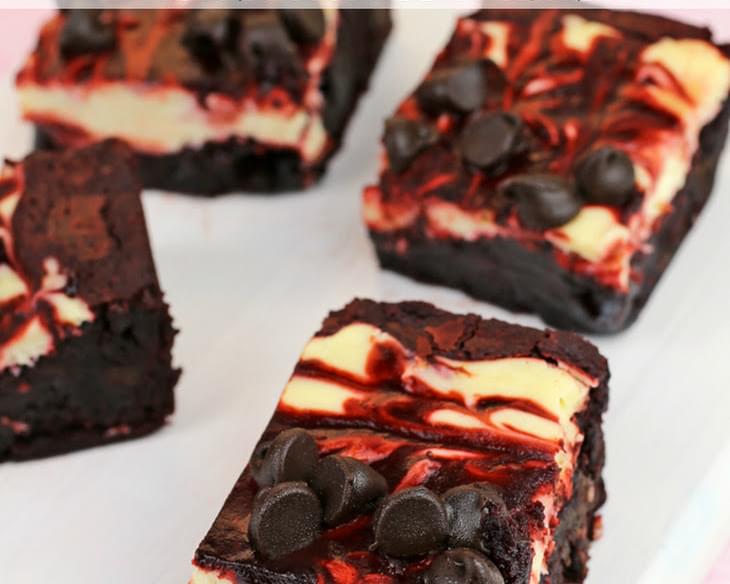 Gluten-free Red Velvet Cheesecake Brownies