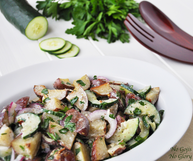 Roasted Red Potato Salad with Parsley Vinaigrette Dressing Recipe