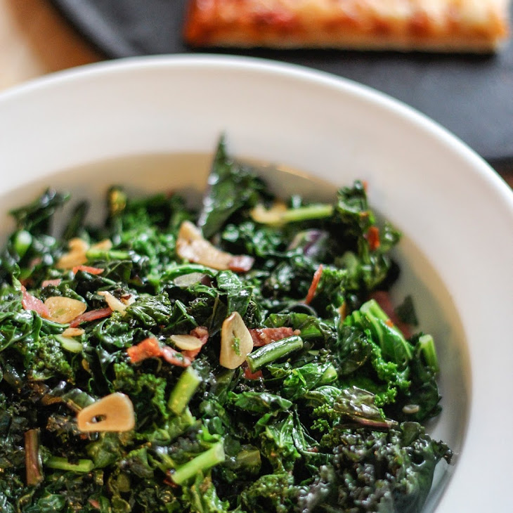 Fiery Kale with Garlic and Olive Oil Recipe