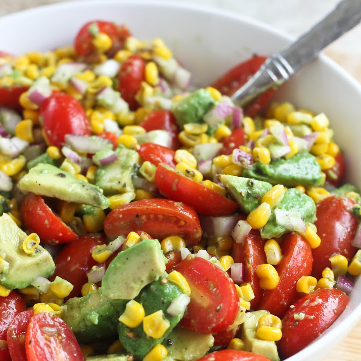 Avocado, Tomato & Corn Salad Recipe