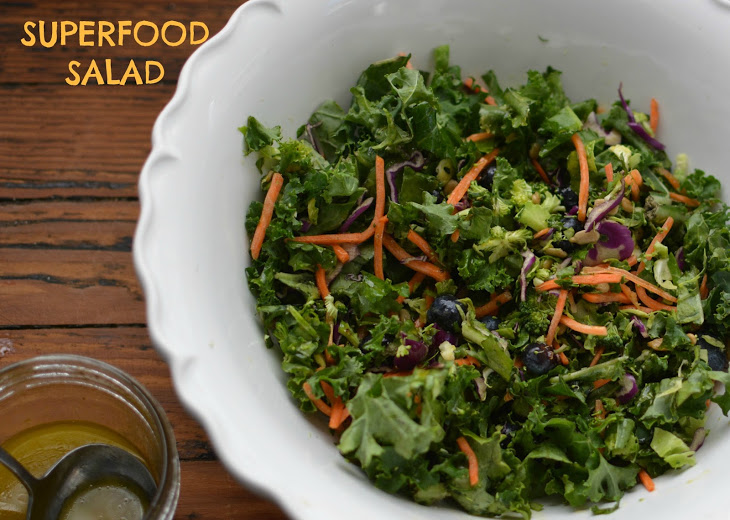 Superfood Salad with Clementine Dressing Recipe