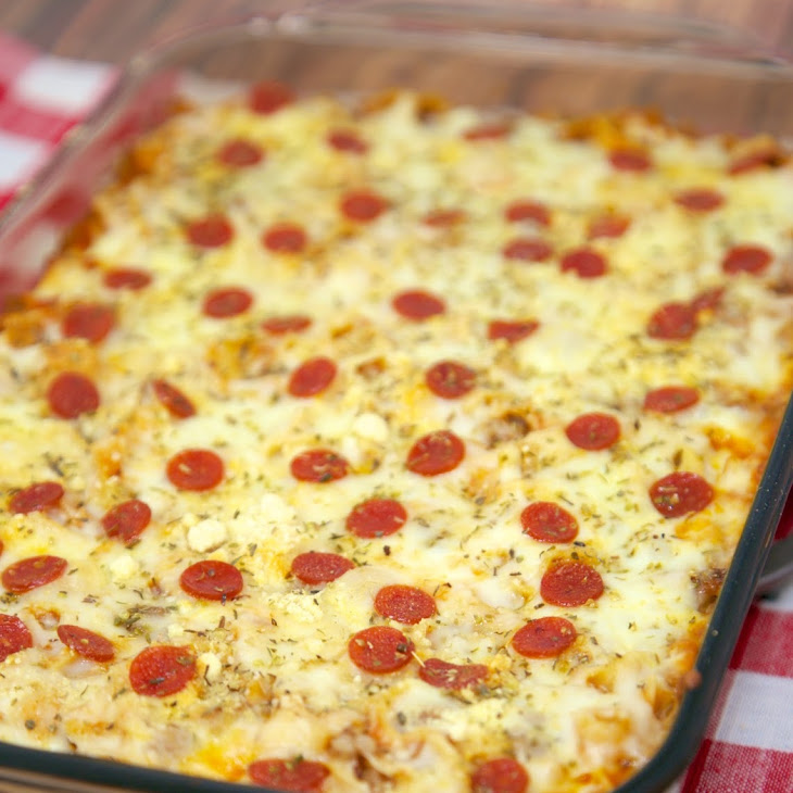 Pizza Pasta Bake Recipe